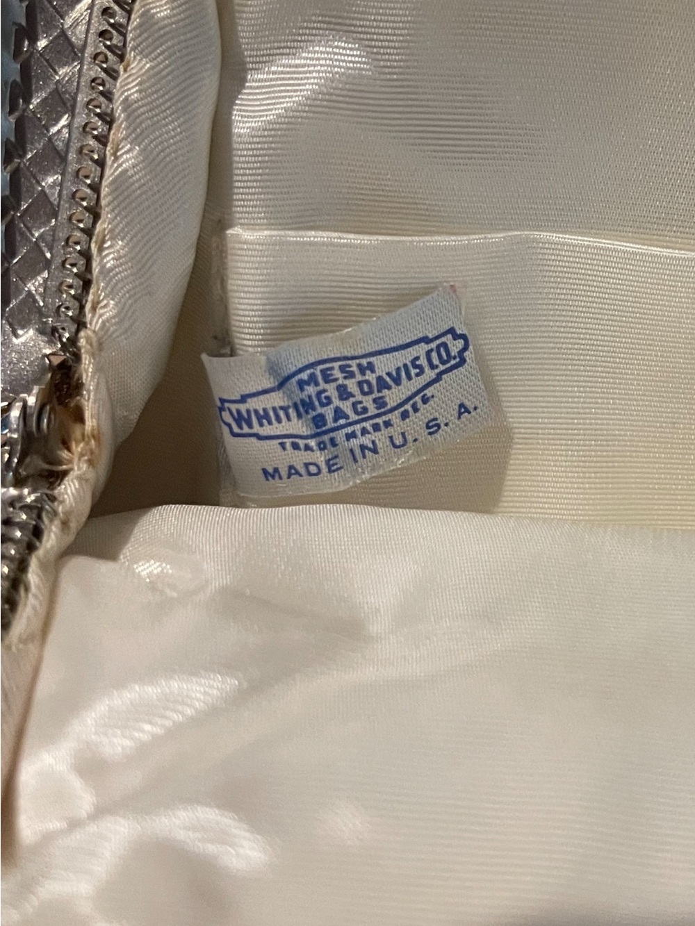 Vintage Whiting & Davis Silver Mesh Evening Bag | OS - Picture 7 of 9